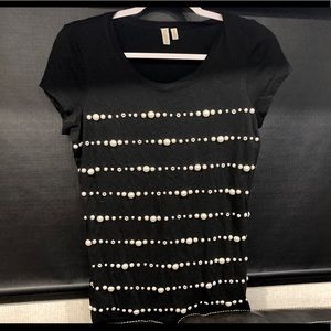 Madison Pearl Accent Tee